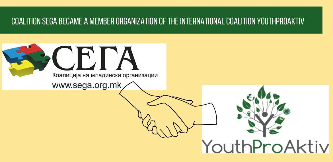 Coalition SEGA Became a Member Organization of the International Coalition YouthProAktiv